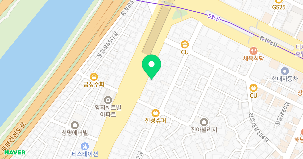 미래하이츠 위치 지도 - 서울특별시 광진구 동일로 300