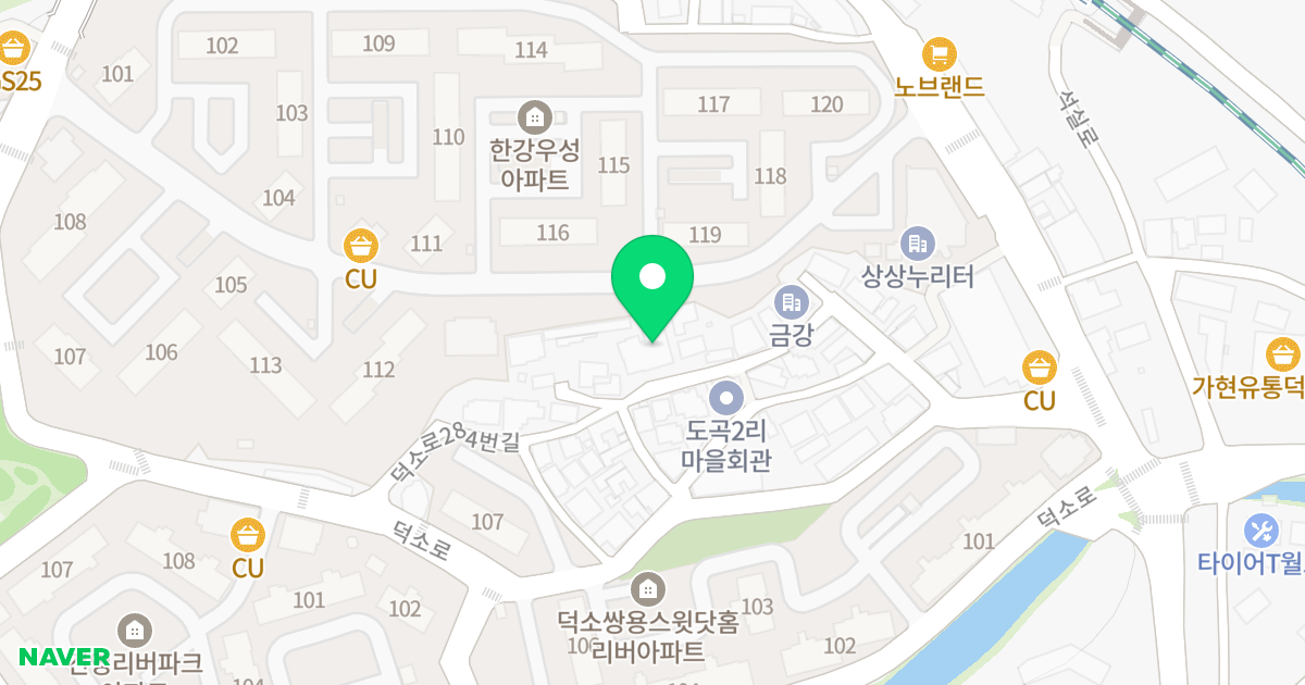 텔레오 위치 지도 - 경기도 남양주시 와부읍 덕소로284번길 20-1