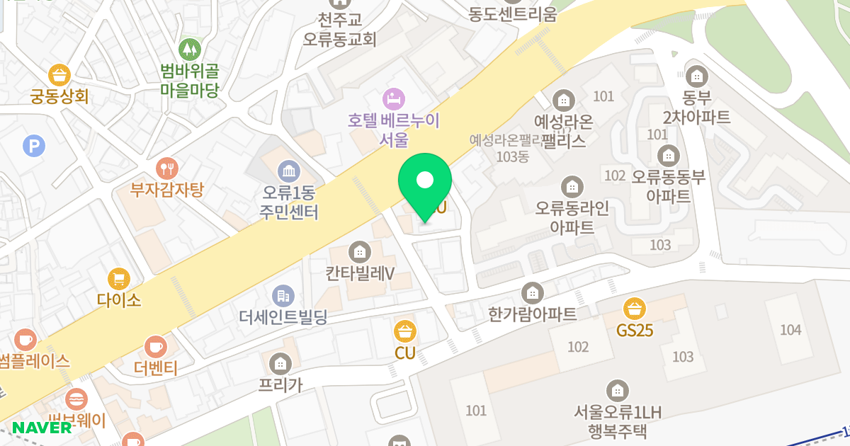 도양라비앙오피스텔 위치 지도 - 서울특별시 구로구 경인로 230-14