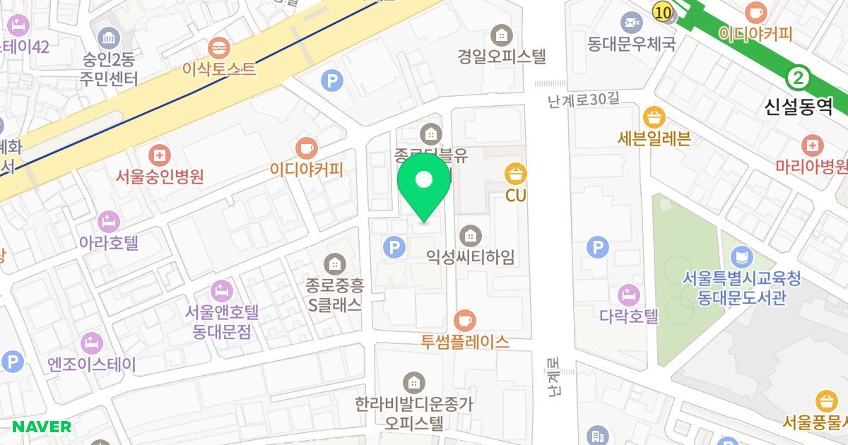 버넷하임1 위치 지도 - 서울특별시 종로구 종로66길 27