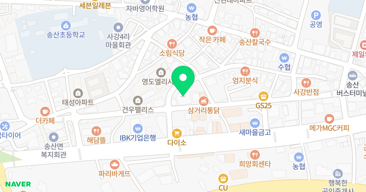 1동 위치 지도 - 경기도 화성시 만세구 송산면  6