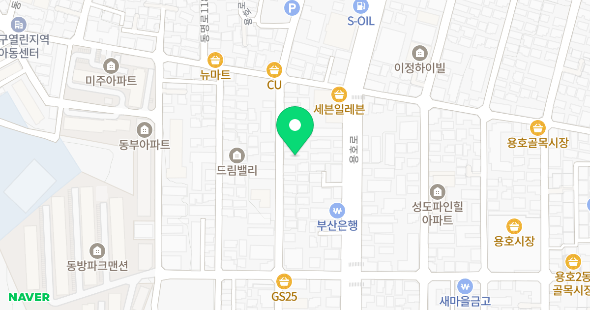 파크블루 12차 위치 지도 - 부산광역시 남구 동명로132번길 91