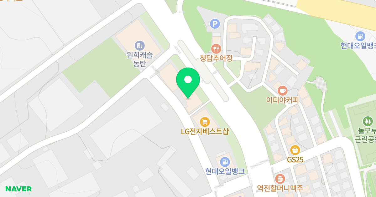 우석LODESTAR 오피스텔 위치 지도 - 경기도 화성시 동탄구  7-7