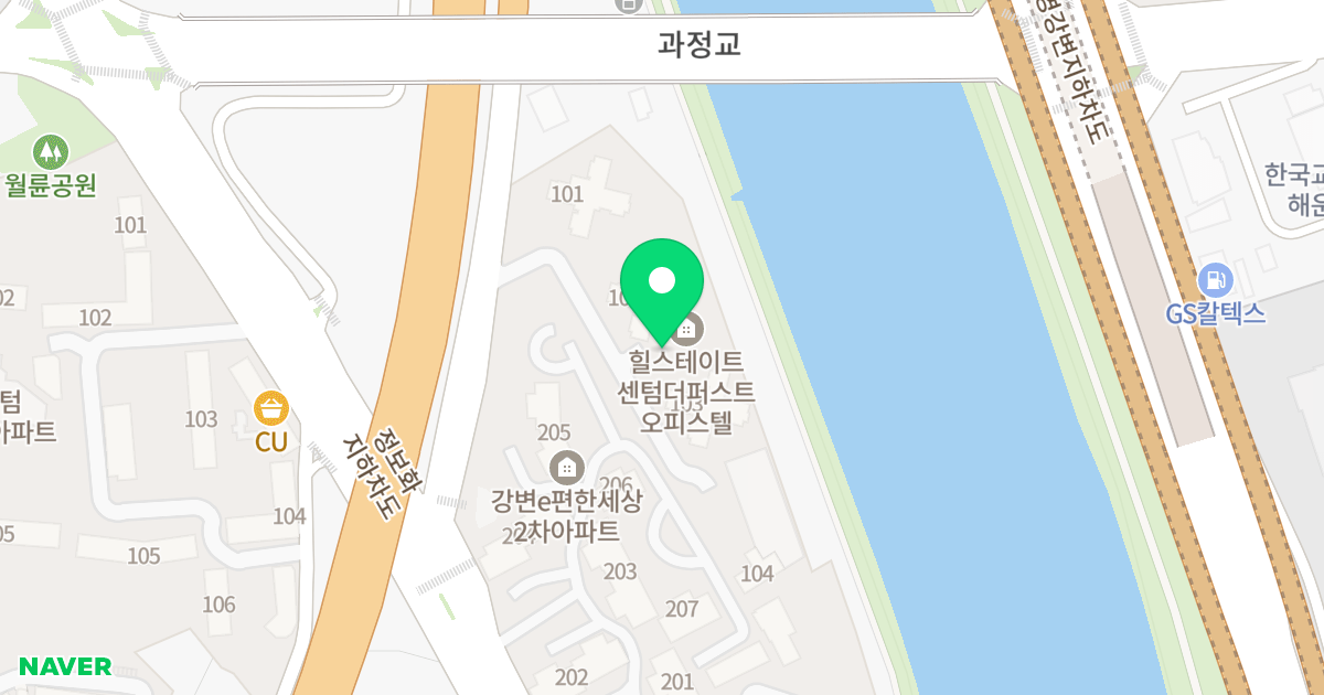 힐스테이트 센텀 더퍼스트 위치 지도 - 부산광역시 수영구 좌수영로210번길 24