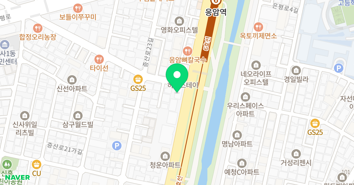 (24-1) 위치 지도 - 서울특별시 은평구 증산로 457