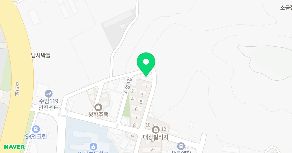 포레스트 위치 지도 - 경기도 안산시 상록구 원당골2길 45