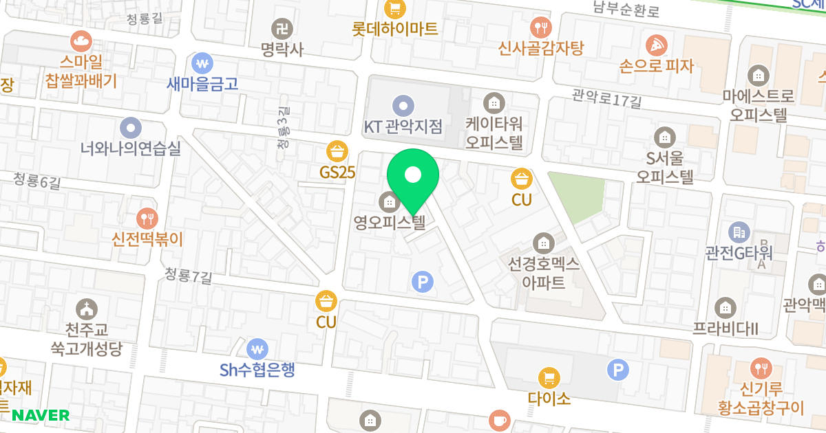 (881-5) 위치 지도 - 서울특별시 관악구 쑥고개로21길 29