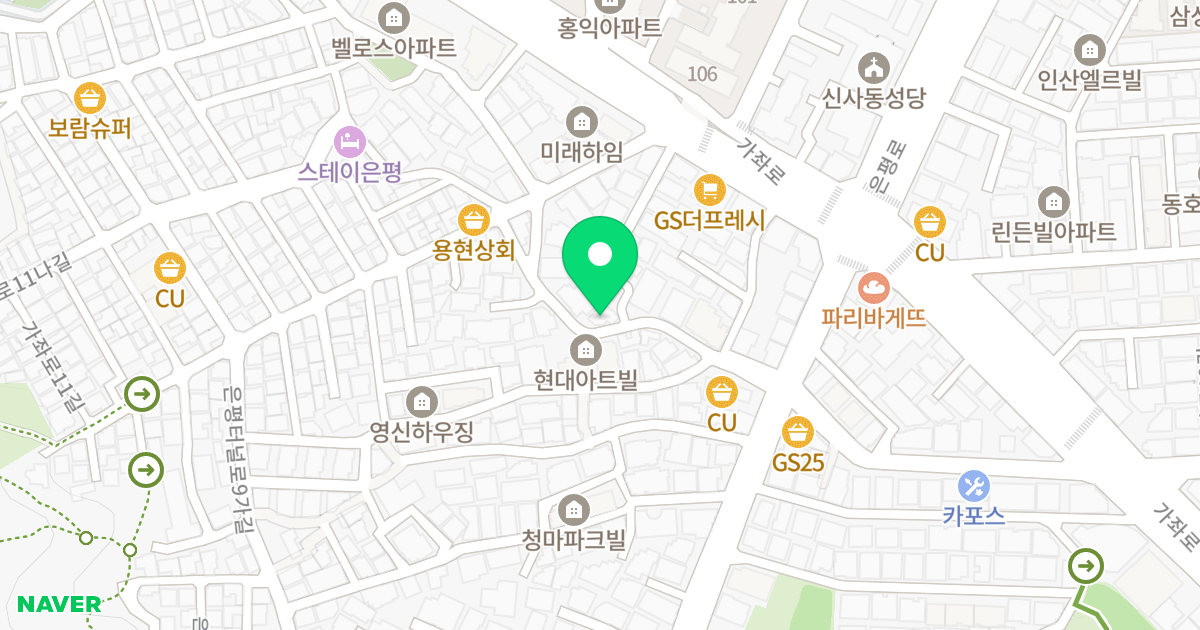 로뎀빌 위치 지도 - 서울특별시 은평구 가좌로11길 5-19