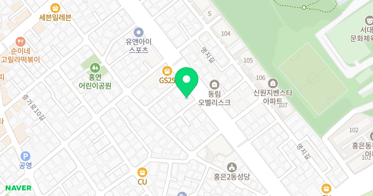 엠케이스테이 위치 지도 - 서울특별시 서대문구 가좌로 73