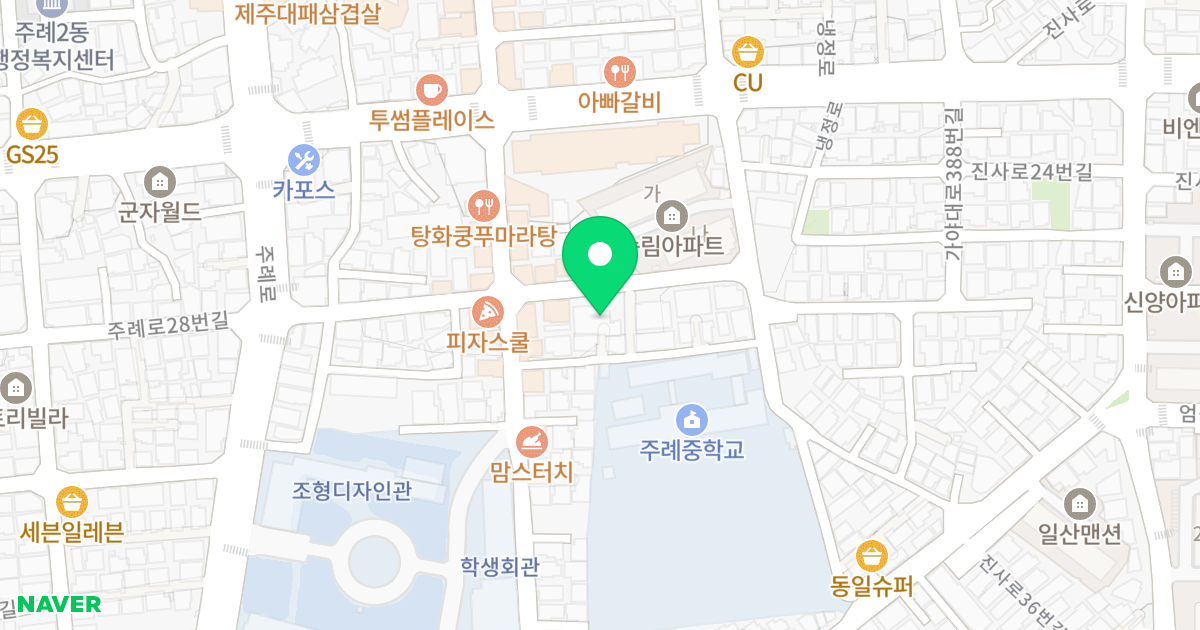 (55-40) 위치 지도 - 부산광역시 사상구 주례로27번길 30