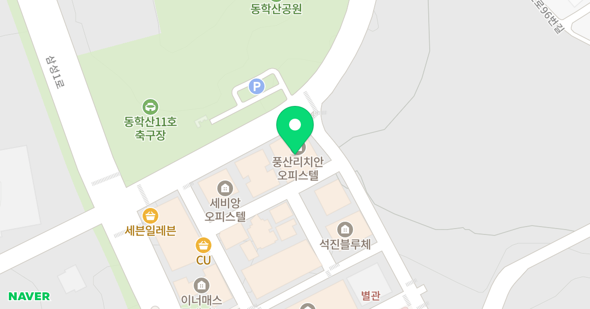 리치안오피스텔 위치 지도 - 경기도 화성시 동탄구 삼성전자로 16
