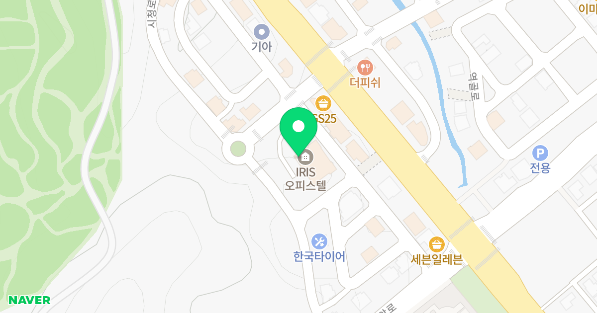 아이리스오피스텔 위치 지도 - 경기도 화성시 만세구 남양읍 시청로 50