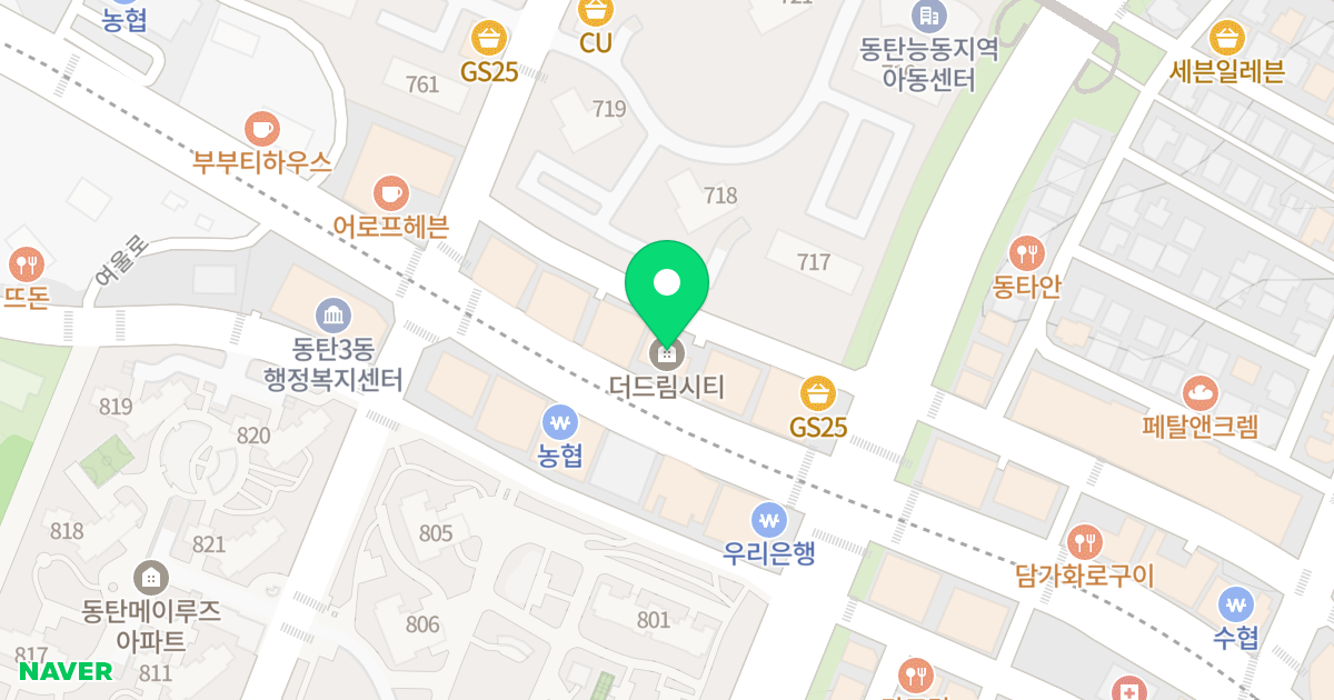 (1113-4) 위치 지도 - 경기도 화성시 동탄구 동탄지성로 140