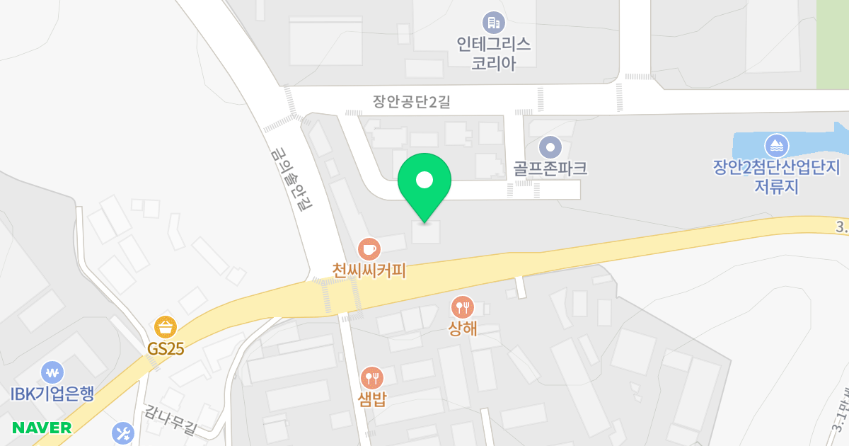 제1동 위치 지도 - 경기도 화성시 만세구 장안면 장안공단2길 6-14
