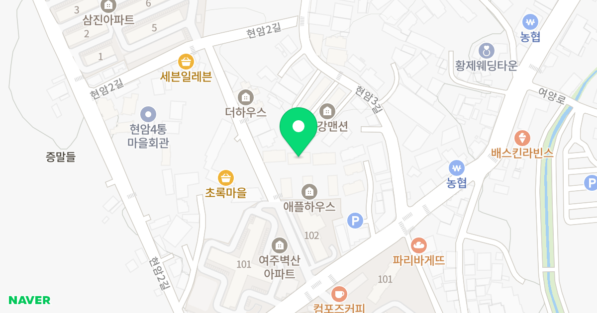 애플하우스 B 위치 지도 - 경기도 여주시 도예로 39-10