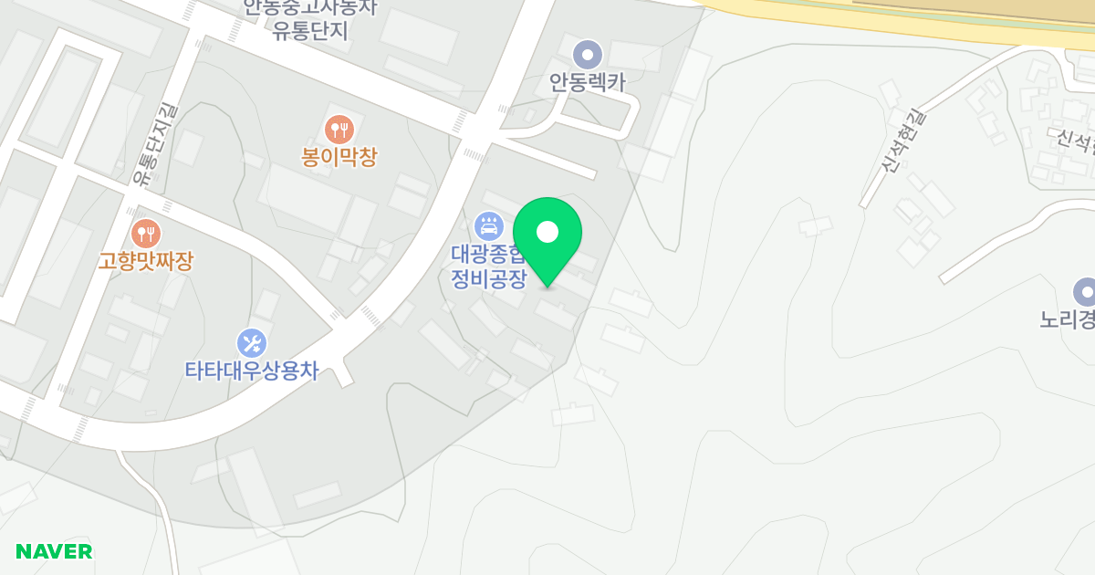예담빌리지-가 위치 지도 - 경상북도 안동시 풍산읍 유통단지길 154-3