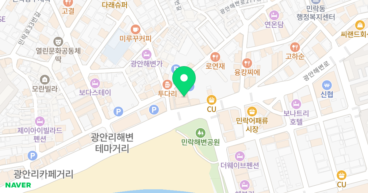 (176-18) 위치 지도 - 부산광역시 수영구 광안해변로 269