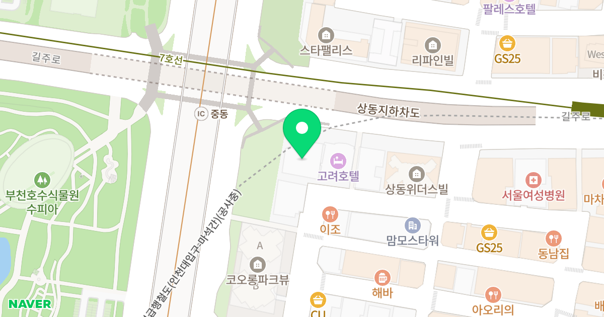 굿모닝오피스텔 위치 지도 - 경기도 부천시 원미구  64