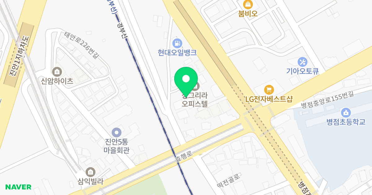샹그리랴(545-1) 위치 지도 - 경기도 화성시 병점구 떡전골로 140-4
