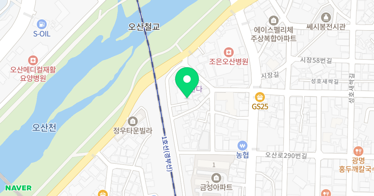 (415-1) 위치 지도 - 경기도 오산시 역광장로83번길 68