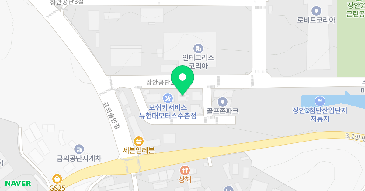 사라수 위치 지도 - 경기도 화성시 만세구 장안면 장안공단2길 14