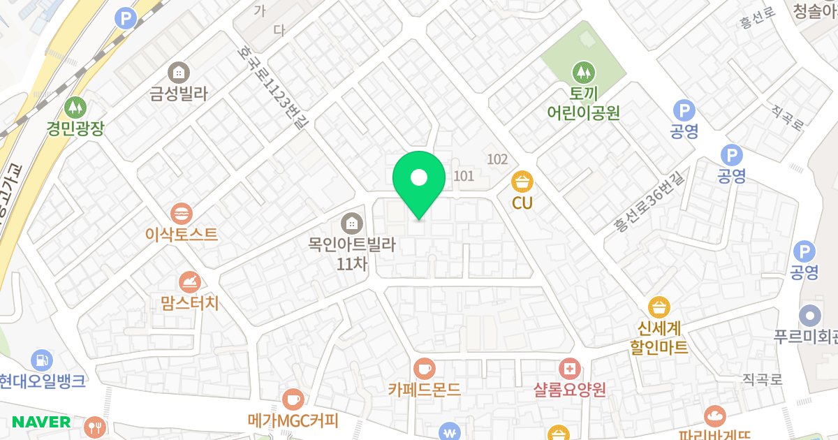 정은리치빌 위치 지도 - 경기도 의정부시 호국로1135번길 47