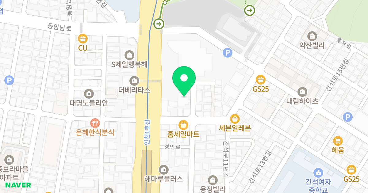 미래타운3차 위치 지도 - 인천광역시 남동구 풀무로5번길 7