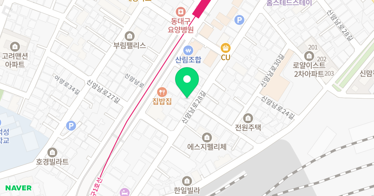 (347-6) 위치 지도 - 대구광역시 동구 신암남로28길 23