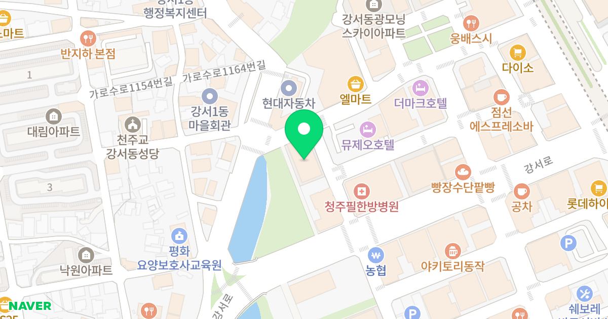 미소랑 아파트 위치 지도 - 충청북도 청주시 흥덕구 가로수로1164번길 41-8