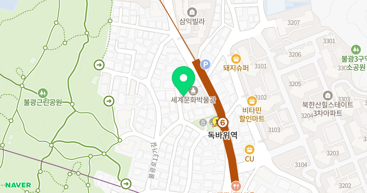 미르라이프 위치 지도 - 서울특별시 은평구 불광로 137-7