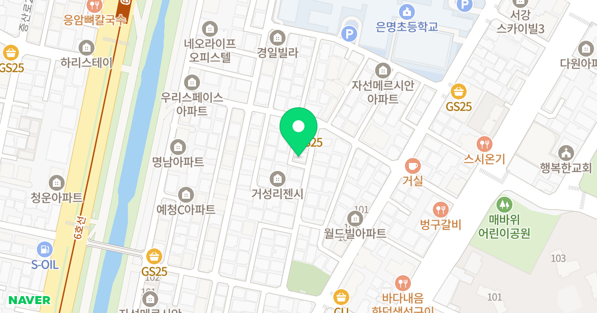 유니캐슬4차 위치 지도 - 서울특별시 은평구 응암로29길 15-6