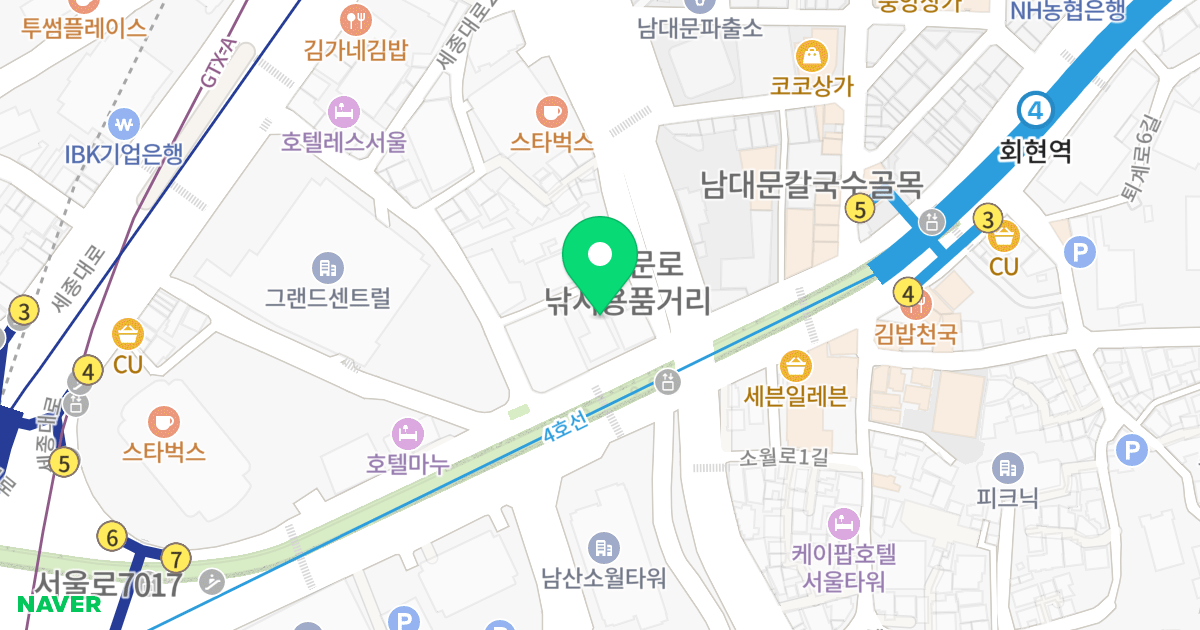 (171) 위치 지도 - 서울특별시 중구 퇴계로 27