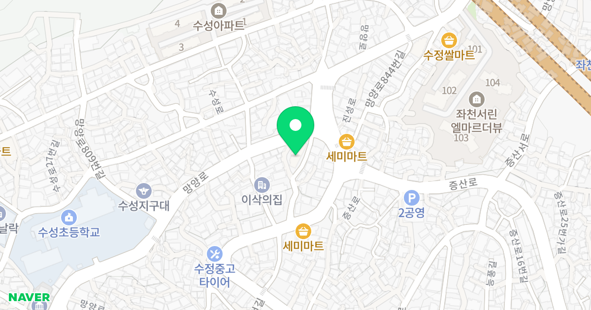 렉슬C 위치 지도 - 부산광역시 동구