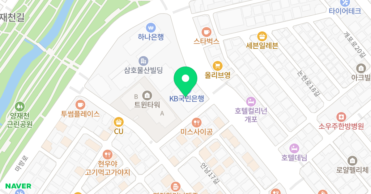윈드스톤호피스텔빌딩 위치 지도 - 서울특별시 서초구 논현로 79