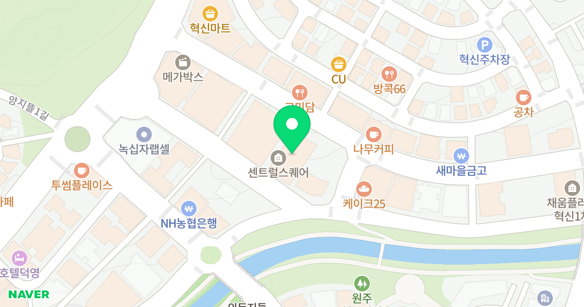 (1903-6) 위치 지도 - 강원특별자치도 원주시