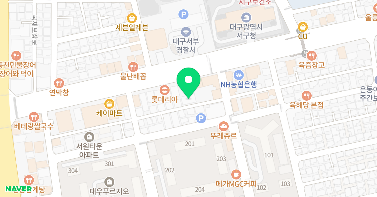 (1334-8) 위치 지도 - 대구광역시 서구 국채보상로50길 6-12