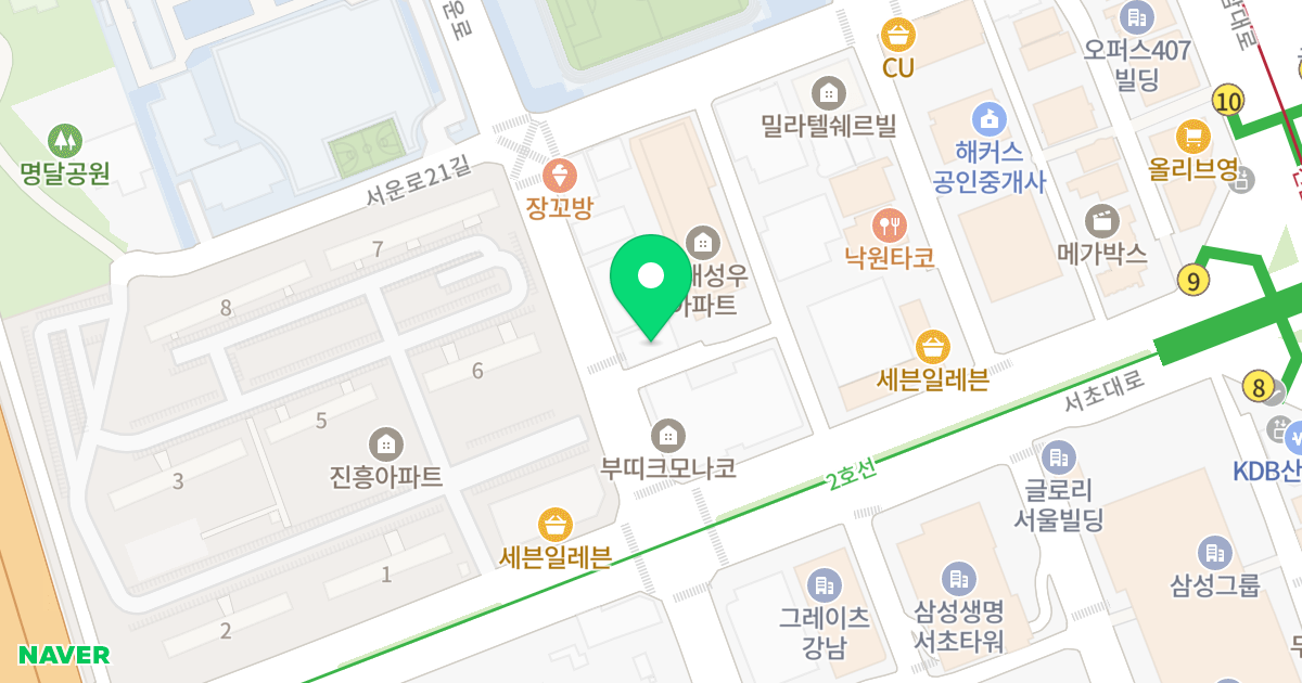 (1316-4) 위치 지도 - 서울특별시 서초구 서운로 160
