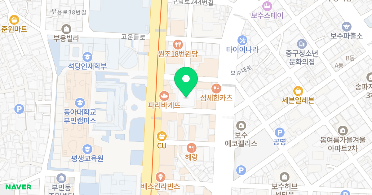 대광오피스텔 위치 지도 - 부산광역시 서구 구덕로226번길 9
