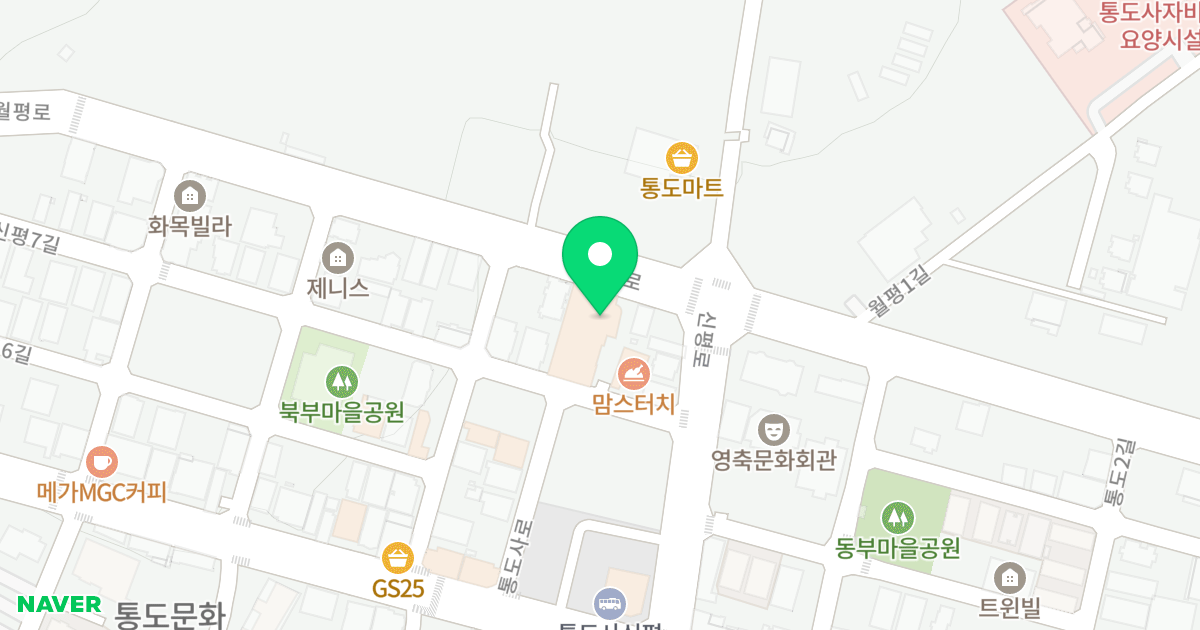 통도골든파크 위치 지도 - 경상남도 양산시 하북면 신평7길 8