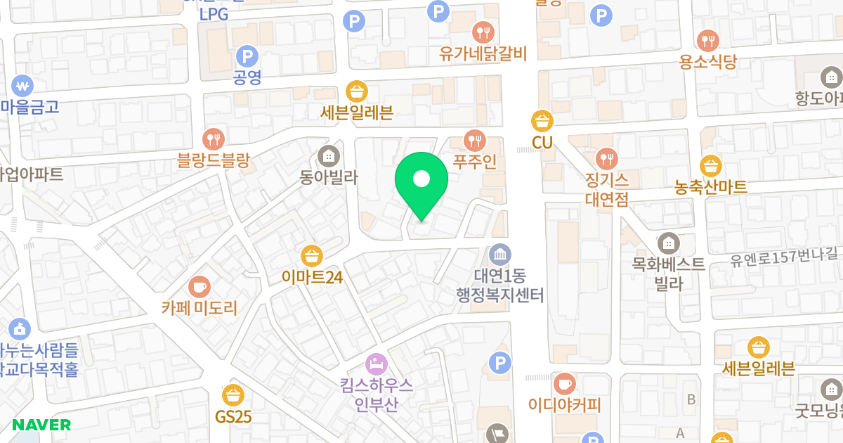 금양해찬빌라 위치 지도 - 부산광역시 남구 유엔평화로14번길 9-11
