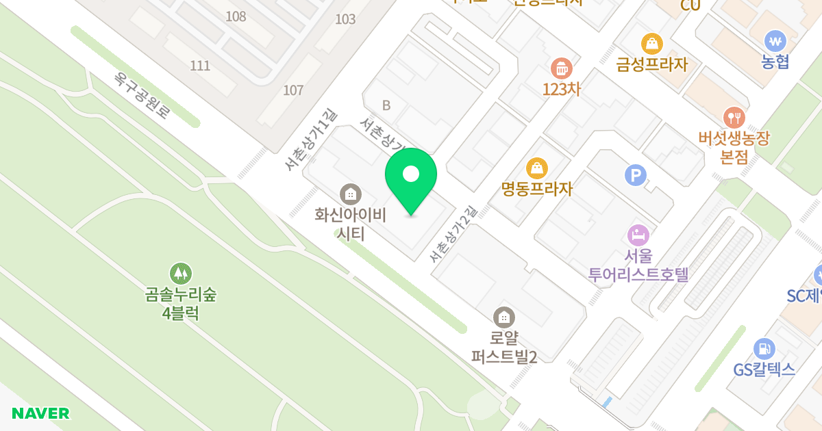 청송코아 위치 지도 - 경기도 시흥시 서촌상가2길 38