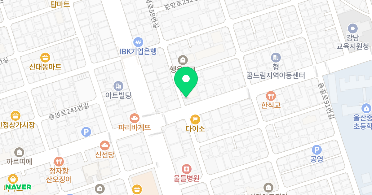 렉스프리미엄 위치 지도 - 울산광역시 남구 월평로 59