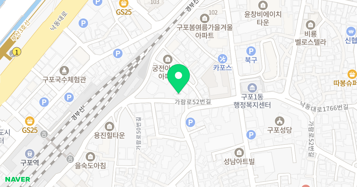 세종아빌로스 위치 지도 - 부산광역시 북구 가람로52번길 15