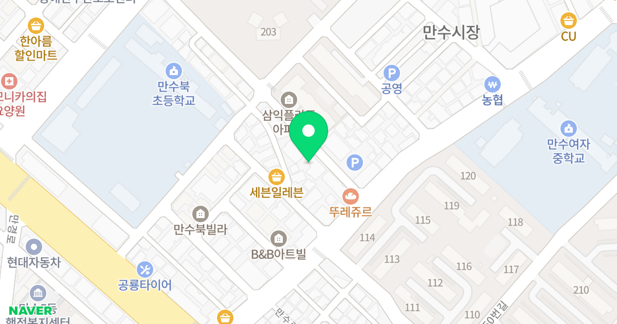 시티팰리스 위치 지도 - 인천광역시 남동구 만수로19번길 11