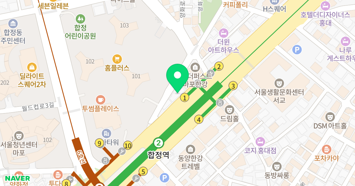 (393-5) 위치 지도 - 서울특별시 마포구 양화로 59