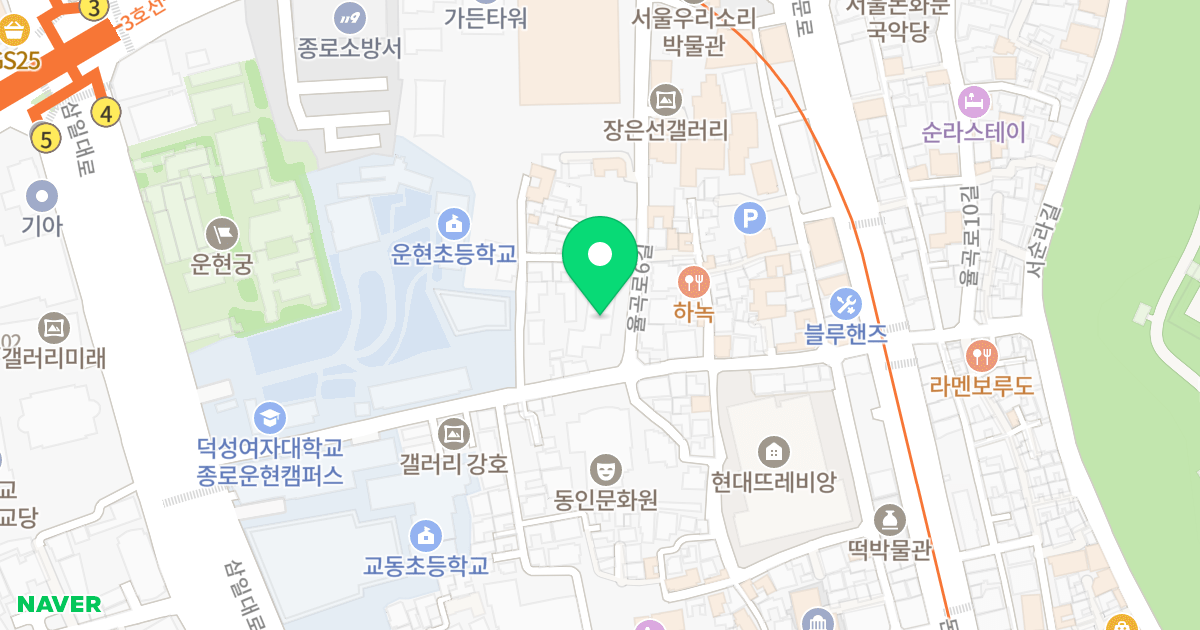 오피스텔월드 위치 지도 - 서울특별시 종로구 율곡로6길 36