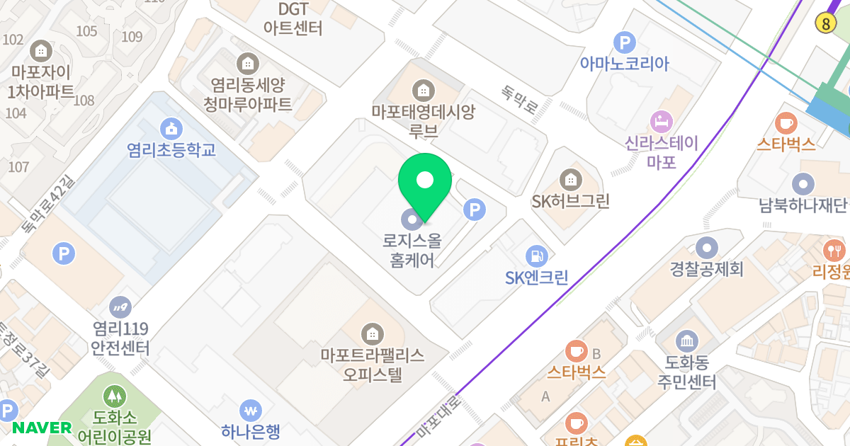 삼창주택 위치 지도 - 서울특별시 마포구 마포대로 63-8