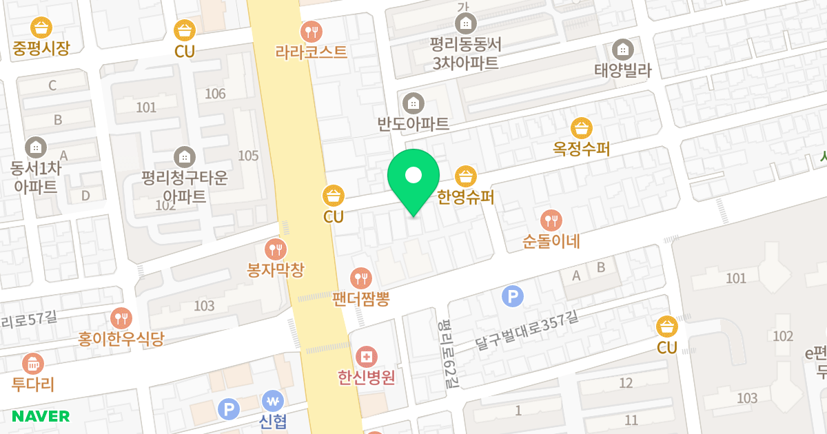 (1361-10) 위치 지도 - 대구광역시 서구 국채보상로46길 70