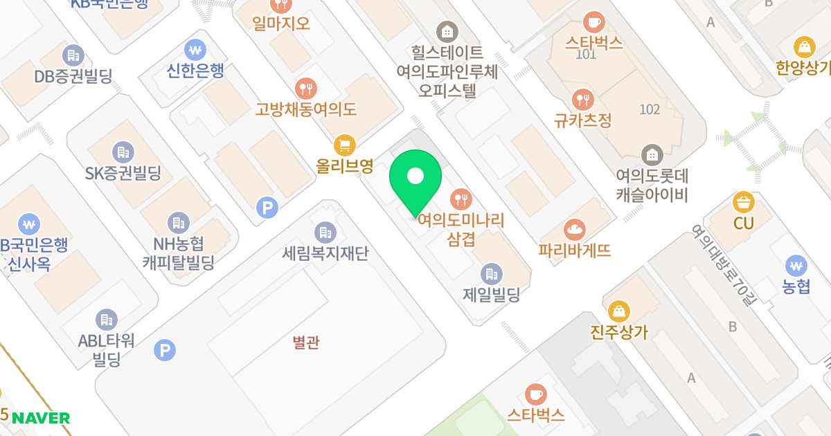 (44-34) 위치 지도 - 서울특별시 영등포구 여의대방로65길 10