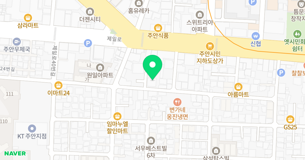 (507-36) 위치 지도 - 인천광역시 미추홀구 한나루로586번길 81